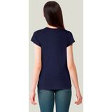 G-STAR - Shirt - Navy - T-shirt - Slanke Pasvorm - Kwartmouw