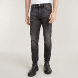 G-Starvoor mannen. D25483-D837-C239 Jeans 3301 Skinny zwart (27/32), Casual, Katoen, Denim
