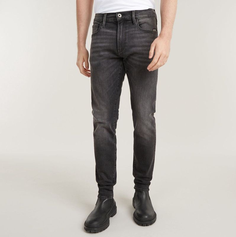 G-Starvoor mannen. D25483-D837-C239 Jeans 3301 Skinny zwart (27/32), Casual, Katoen, Denim