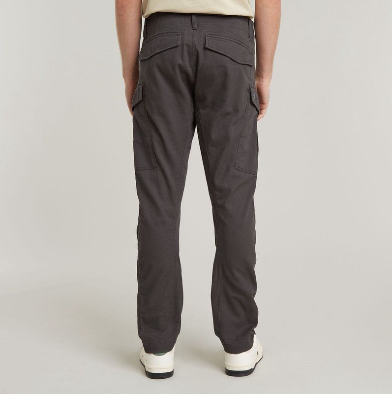 G-Starvoor mannen. D25523-D846-976 Cargo 3D Normale Taps toelopende broek grijs (27/30), Casual, Katoen