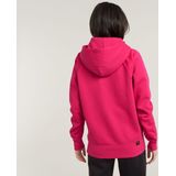G-Starvoor vrouwen. D21255-C235-G694 Premium Core Hoodie 2.0 roze (XXS), Casual, Katoen, Duurzaam