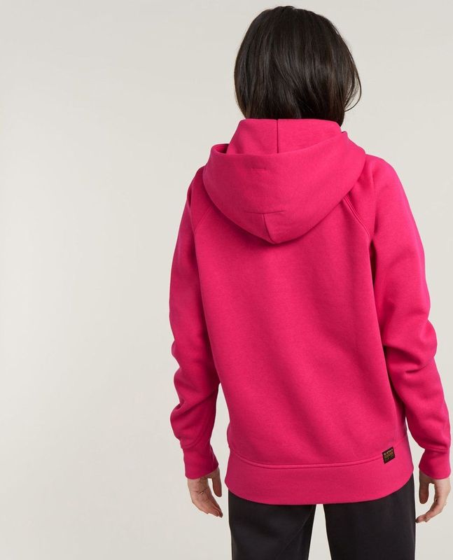G-Starvoor vrouwen. D21255-C235-G694 Premium Core Hoodie 2.0 roze (XXS), Casual, Katoen, Duurzaam