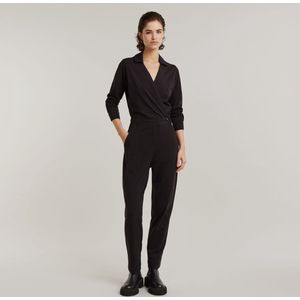 Jumpsuit Shirt - Zwart - Biologisch Katoen - Casual Stijl