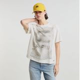 G-Star - D25030-D609 T-shirt - Wit - 100% Biologisch Katoen