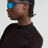 G-Star RAW - Mock Top - T-shirt - Zwart - Biologisch Katoen - Slim Fit