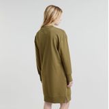 G-Star - D25041-D797-735 - Sweaterjurk - Groen - Casual - Katoen - Lange Mouwen