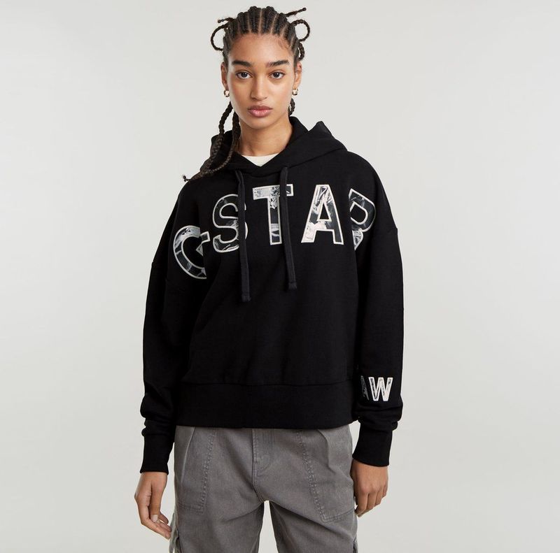 G-Star - D25046-D589-6484 - Sweater - Zwart - Biologisch Katoen - Duurzaam