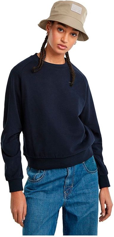 G-Star RAW - Sleeve Construction - Sweatshirt - Marineblauw - Biologisch Katoen