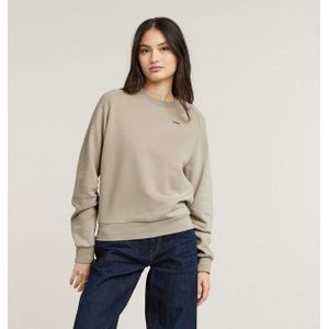 G-STAR RAW Construction R dames sweatshirt met korte mouwen, beige (Sandstorm D25045-d589-b736), S, Beige (Sandstorm D25045-d589-b736)