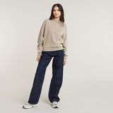 G-Star - D25045-D589-B736 - Sweatshirt - Bruin - Lange Mouwen - Biologisch Katoen - Duurzaam