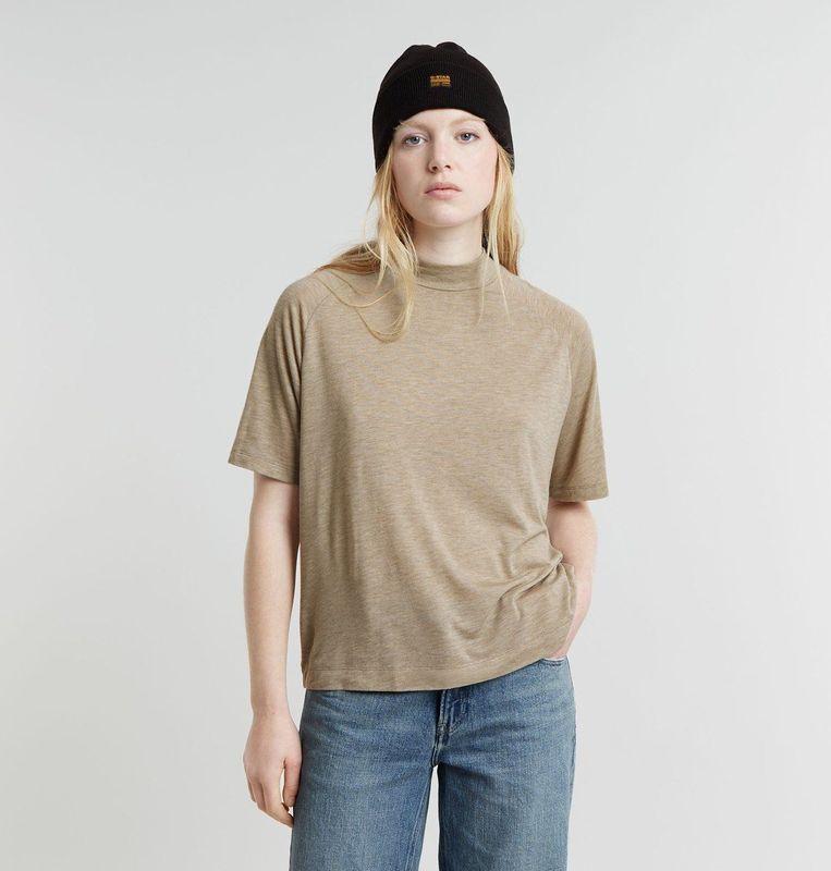 G-star - Saddle T-shirt - Korte Mouwen - Zwart - Viscose/Elastaan