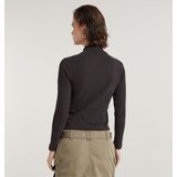 G-star - Asymmetric T-shirt - Zwart - Biologisch Katoen - Slim Fit