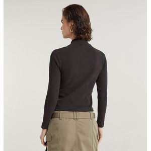 G-star - Asymmetric T-shirt - Zwart - Biologisch Katoen - Slim Fit