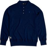 G-star Premium Core Dunda Lange Mouw Poloshirt Blauw L Man