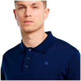 G-star Premium Core Dunda Lange Mouw Poloshirt Blauw L Man
