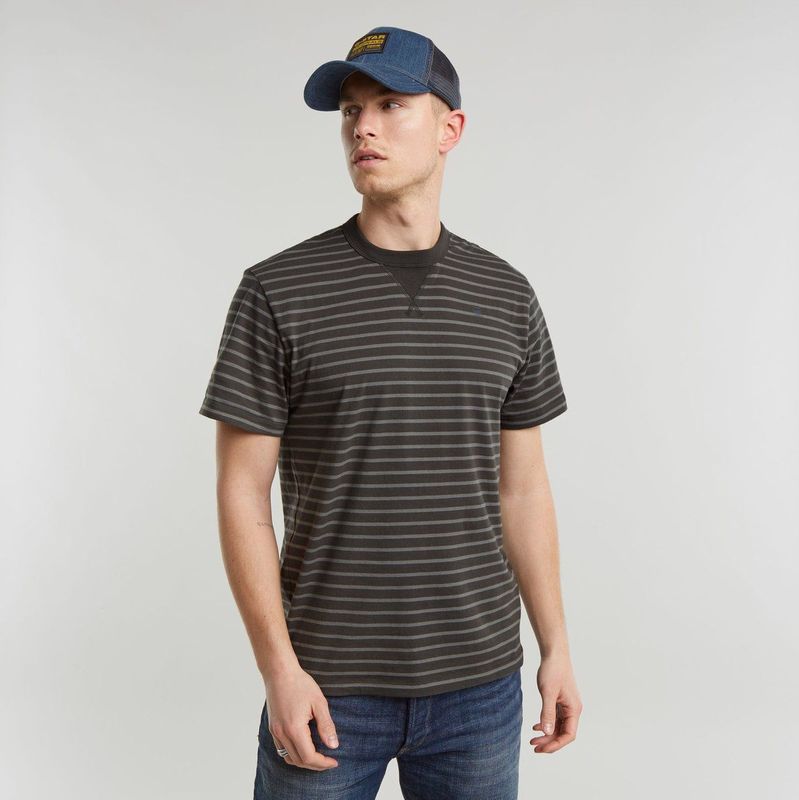 G-Star - D24449-C339-5308 - T-shirt - Grijs - Korte Mouwen - Biologisch Katoen - Duurzaam