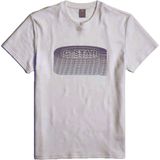 G-star - Stacked Old Skool Logo R - T-shirt - Katoen - Korte Mouwen