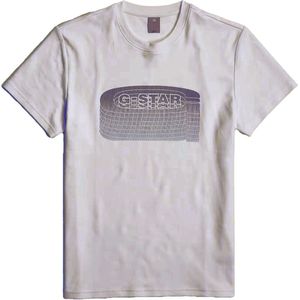 G-star - Stacked Old Skool Logo R - T-shirt - Katoen - Korte Mouwen
