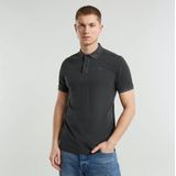 G-STAR - Dunda overdyed slim polo - D11595-D756 - B564 dk black gd