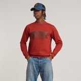 G-star Stacked Old Skool Logo Sweatshirt Groen Man