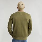 G-Star - D25101-D688-D033 Sweatshirt - Groen - Biologisch Katoen - Casual