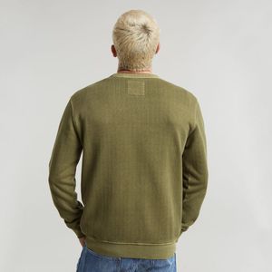 G-Star - D25101-D688-D033 Sweatshirt - Groen - Biologisch Katoen - Casual