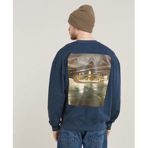 G-Star - Photo Back Print - Sweatshirt - Losse Pasvorm - 100% Biologisch Katoen