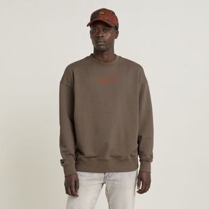 G-Star RAW - D25102-D257-273 - Sweatshirt - Bruin - Biologisch Katoen