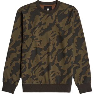 Sweater - Camouflage - Sweatstof - Ronde Hals - Lange Mouw