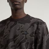 G-star Island Camo Sweatshirt Zwart Man