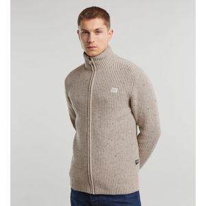 G-star Double Collar Trui Met Volledige Rits Blauw Man