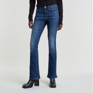 G-star 3301 Flare Spijkerbroek Blauw Vrouw