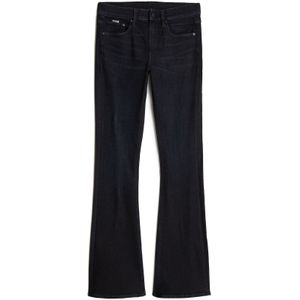 G-STAR 3301 Flare Jeans Jeans dames, blauw (Worn in Black Vortex D21290-a634-g730), 31W / 32L