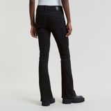 G-Star 3301 Flare Fit Spijkerbroek - Blauw - Stretch Denim - Hoge Taille