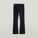 G-Star 3301 Flare Fit Spijkerbroek - Blauw - Stretch Denim - Hoge Taille