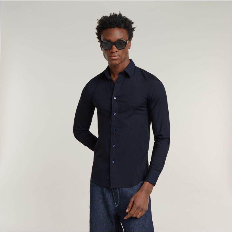 G-star - Uniform Slim Fit - Overhemd - Lange Mouwen