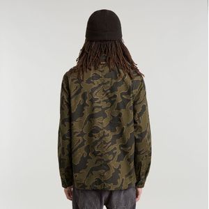 G-Star - D25199-D386-G739 - Slant Pocket Regular Overhemd - Groen - Lange Mouwen - Duurzaam