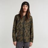 G-Starvoor mannen. D25199-D386-G739 Slant Pocket Regular Overhemd groen (XS), Casual, Lange mouwen, Duurzaam