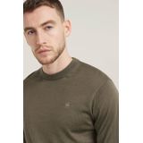 G-Star RAW - Premium Core - Gebreide Trui - Zwart - 100% Verantwoorde Merino Wol