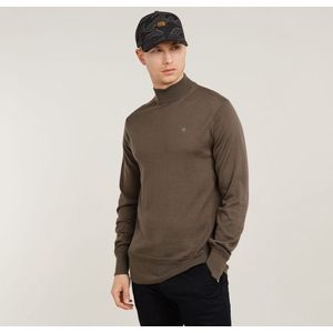 G-Star Raw  PREMIUM CORE MOCK KNIT  Truien  heren Kaki