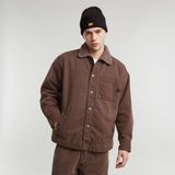 G-star - Boxy Fit Jas - Jack Sherpa - Zwart - 75% Katoen - Regular Fit