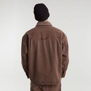 G-star - Boxy Fit Jas - Jack Sherpa - Zwart - 75% Katoen - Regular Fit