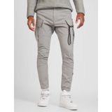 Cargobroek - Zip Pocket 3D - Zwart - Katoen/Elastaan - Skinny Fit