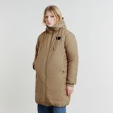 Parka Reversible - Midi Lengte - Groen - 100% Polyester (Recycled)