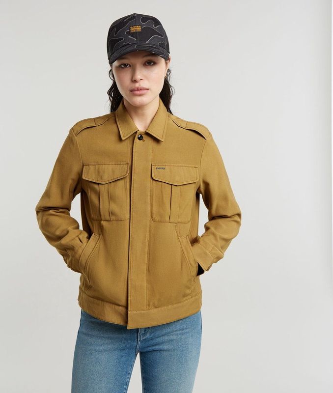 Officer 2.0 - Werkjas - Groen - Viscose - Casual - Korte Lengte