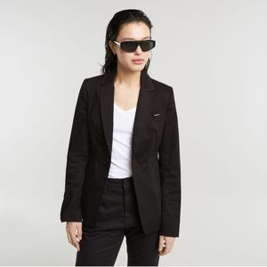G-star - Classic Fitted Blazer - Blazer - Zwart - 97% Katoen - 3% Elastaan