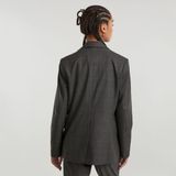 G-star - Check Boyfriend - Blazer - Loose Fit - Geweven Ruit