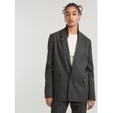 G-star - Check Boyfriend - Blazer - Loose Fit - Geweven Ruit