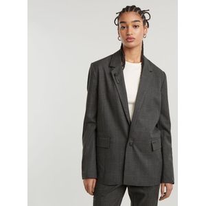 G-star - Check Boyfriend - Blazer - Loose Fit - Geweven Ruit
