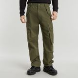 G-Star RAW - R-3N Regular Straight Cargo - Beige - Katoen - Ritssluiting en Knoopsluiting